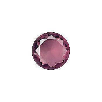 Round Faceted Pointed Back (Doublets) Crystal Glass Stone, Violet 18 Transparent (20040), Czech Republic