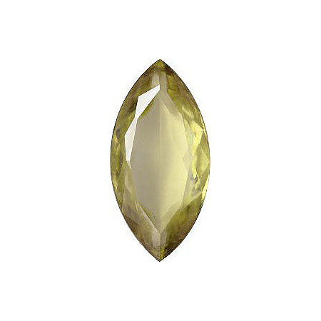 Navette Faceted Pointed Back (Doublets) Crystal Glass Stone, Light Green 6 Multicolours (Bi-11401), Czech Republic