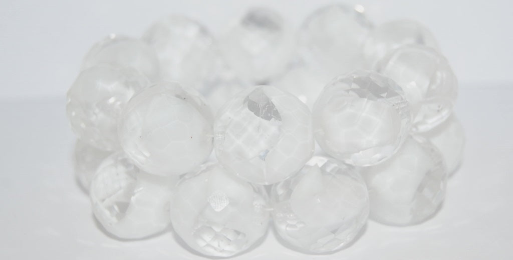 Fire Polished Round Faceted Beads, 6008 (6008), Glass, Czech Republic