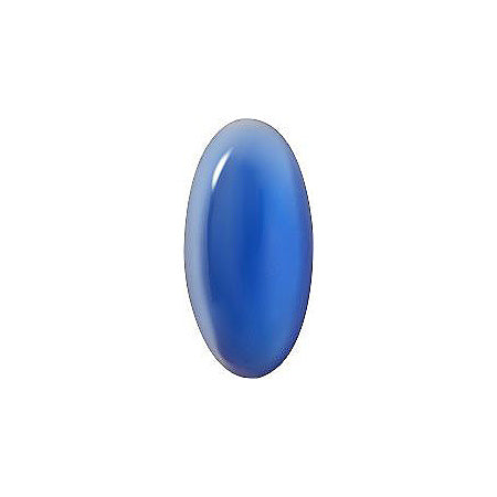 Oval Cabochons Flat Back Crystal Glass Stone, Blue 6 Milky Colours (04030-30040-K), Czech Republic