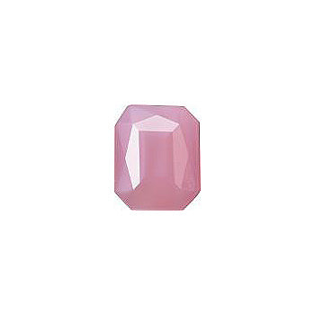 Octagon Faceted Pointed Back (Doublets) Crystal Glass Stone, Pink 11 Pearl Colours (2409C), Czech Republic
