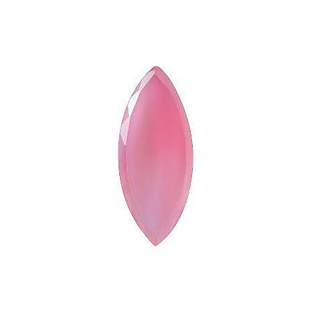 Navette Faceted Pointed Back (Doublets) Crystal Glass Stone, Red 5 Milky Colours (04030-70140-K), Czech Republic