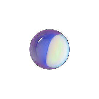 Round Cabochons Flat Back Crystal Glass Stone, Violet 1 Transparent With Ab (20210-Abb), Czech Republic