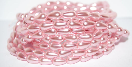 Pear Drop Pressed Glass Beads, 70475 (70475), Glass, Czech Republic