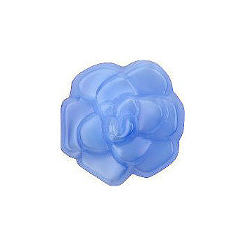 Flower Fancy Crystal Glass Stone, Aqua Blue 9 Pearl Colours (03402), Czech Republic