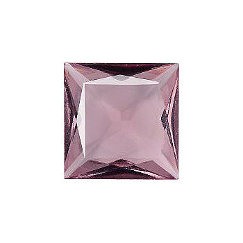 Square Faceted Pointed Back (Doublets) Crystal Glass Stone, Violet 13 Transparent (20010), Czech Republic