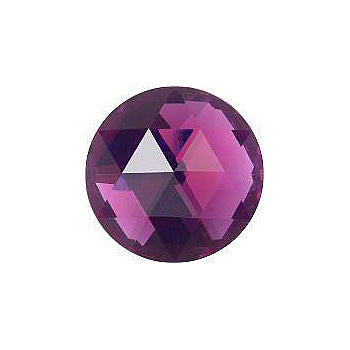 Round Faceted Flat Back Crystal Glass Stone, Violet 5 Transparent With Ab (70300-L-Abb), Czech Republic