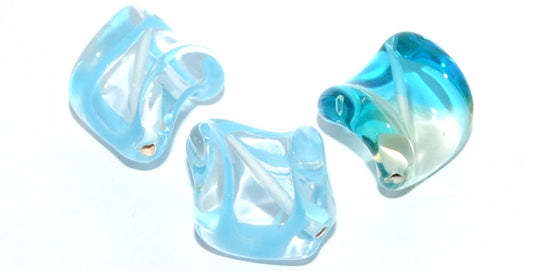 Leaf Lampwork Glass Handmade Beads, (Q), Glass, Czech Republic