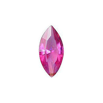 Navette Faceted Pointed Back (Doublets) Crystal Glass Stone, Violet 12 Mexico Opals (Mex-32), Czech Republic