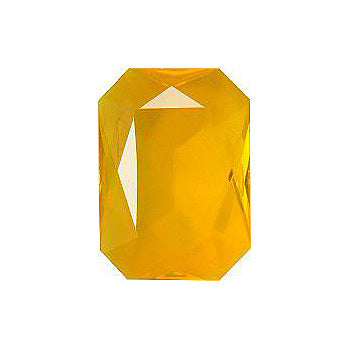 Octagon Faceted Pointed Back (Doublets) Crystal Glass Stone, Yellow 12 Transparent (80000), Czech Republic