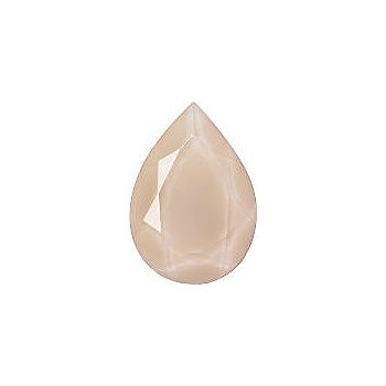 Pear Faceted Pointed Back (Doublets) Crystal Glass Stone, Nude 2 Colours 69 (69204), Czech Republic