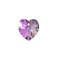 SWAROVSKI ELEMENTS pendant HEART 6228 crystal stone with hole Crystal Vitrail Light Glass Austria