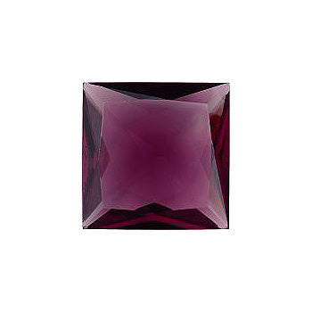 Square Faceted Pointed Back (Doublets) Crystal Glass Stone, Violet 13 Transparent (20060), Czech Republic