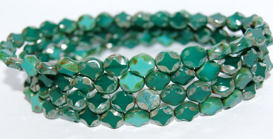Table Cut Oval Beads, (52050 43400), Glass, Czech Republic