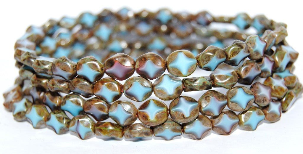 Table Cut Oval Beads, (37113 43400), Glass, Czech Republic