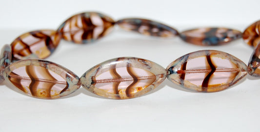 Table Cut Oval Beads, (78116 43400), Glass, Czech Republic