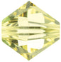 SWAROVSKI ELEMENTS XILION 5328 bicone beads Jonquil Glass Austria