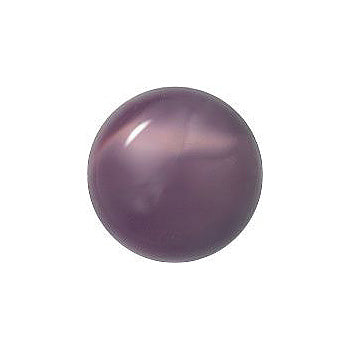 Round Cabochons Flat Back Crystal Glass Stone, Violet 18 Pearl Colours (02402), Czech Republic