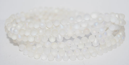 Pear Drop Pressed Glass Beads, (00030Mat Ab), Glass, Czech Republic