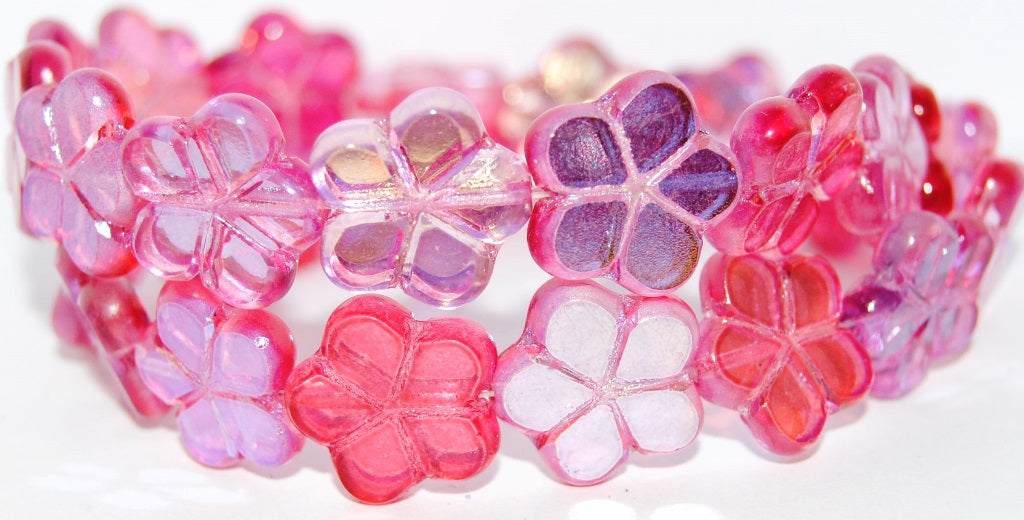 Table Cut Flower Beads, 48120 (48120), Glass, Czech Republic