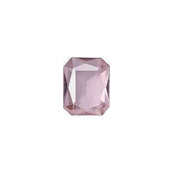Octagon Faceted Pointed Back (Doublets) Crystal Glass Stone, Violet 5 Transparent (200000), Czech Republic