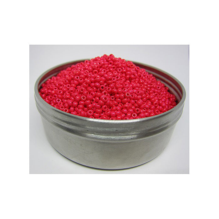 Rocailles PRECIOSA seed beads Pink (Intensive Terra) Glass Czech Republic