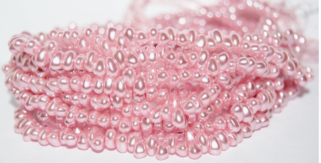 Shaped Pressed Glass Beads, 70475 (70475), Glass, Czech Republic