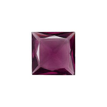 Square Faceted Pointed Back (Doublets) Crystal Glass Stone, Violet 13 Transparent (20040), Czech Republic