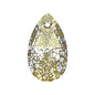 SWAROVSKI CRYSTALS pendant pear-shaped 6106 crystal stone with hole Crystal Gold Patina Glass Austria