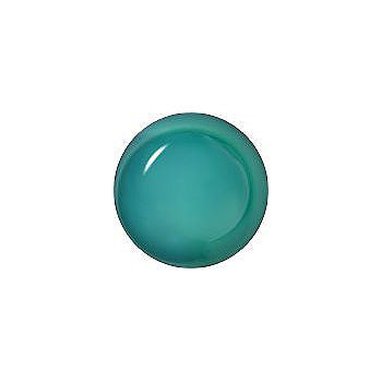 Round Cabochons Flat Back Crystal Glass Stone, Green 1 Opaque (53242), Czech Republic