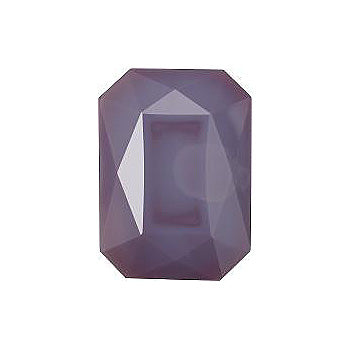 Octagon Faceted Pointed Back (Doublets) Crystal Glass Stone, Violet 16 Opaque (24110), Czech Republic