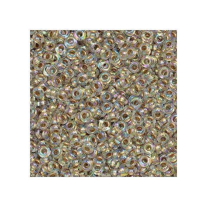 Rocailles TOHO seed beads Gold Lined Rainbow Crystal (#994) Glass Japan