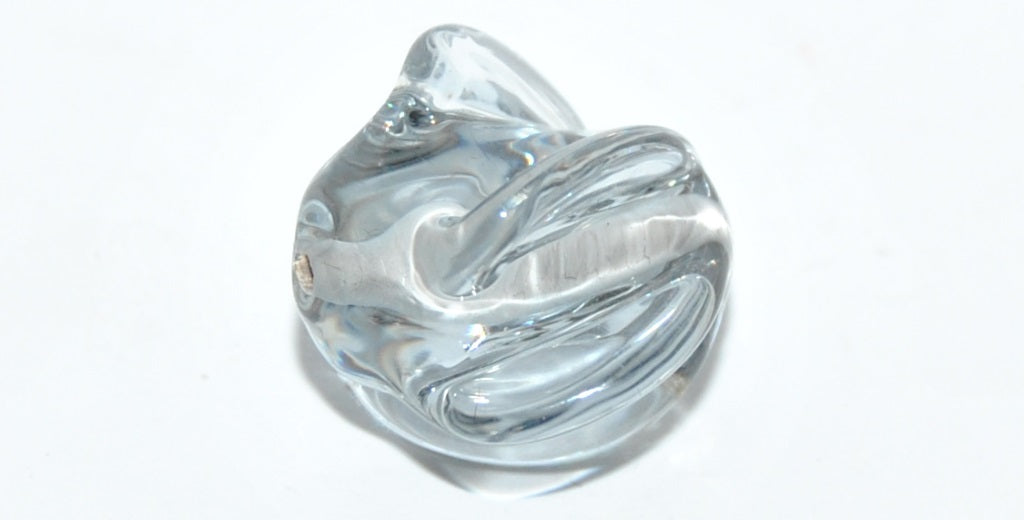 Seashells Lampwork Glass Handmade Beads, (D), Glass, Czech Republic