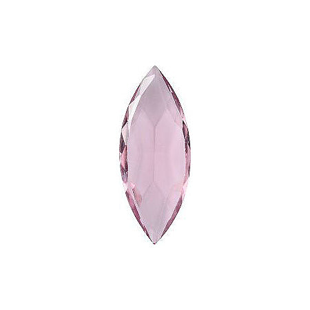 Navette Faceted Pointed Back (Doublets) Crystal Glass Stone, Violet 18 Transparent (200000), Czech Republic