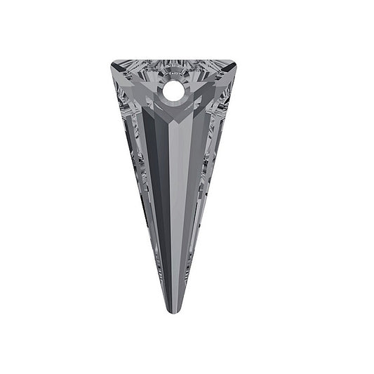 SWAROVSKI CRYSTALS pendant 6480 Spike crystal stone with hole Crystal Silvernight Glass Austria