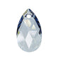 SWAROVSKI CRYSTALS pendant pear-shaped 6106 crystal stone with hole Crystal Blue Shade Glass Austria