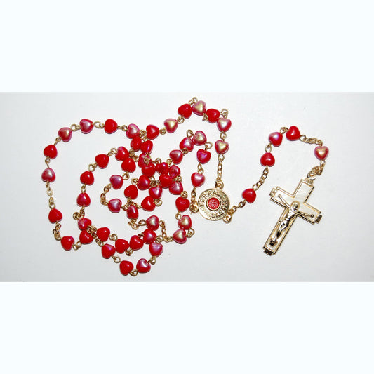 Rosaries With Czech Glass Beads And Methal Cross, 6 mm (R331210-A)