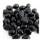 PRECIOSA Candy beads 2-hole oval glass cabochon (like Samos par Puca) Black Glass Czech Republic