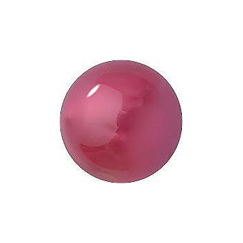 Round Cabochons Flat Back Crystal Glass Stone, Pink 11 Pearl Colours (07400), Czech Republic