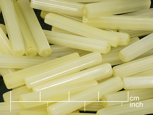 Atlas Glass Vintage Tube-shaped Beads (Satin Pentagon Bugles), Czechoslovakia (ATLASKY-14_250g)