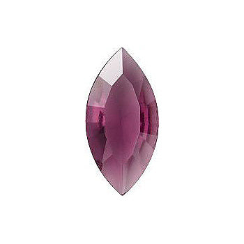 Navette Faceted Pointed Back (Doublets) Crystal Glass Stone, Violet 13 Transparent (20040), Czech Republic