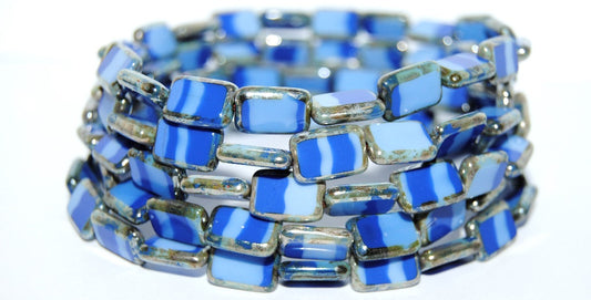 Table Cut Rectangle Beads, (31003104 43400), Glass, Czech Republic