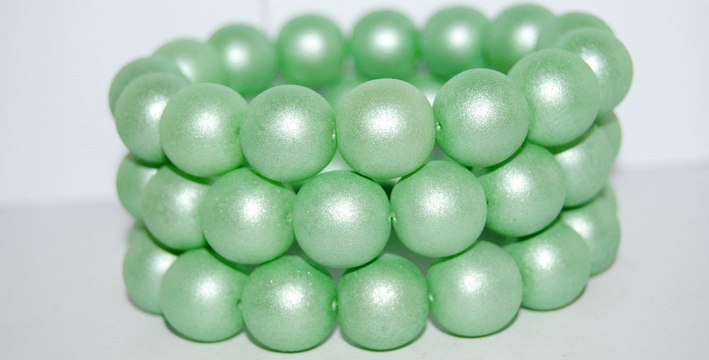 Round Pressed Glass Beads Druck, 70454 (70454), Glass, Czech Republic