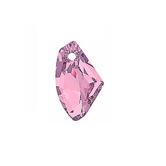 SWAROVSKI ELEMENTS pendant Galactic Vertical 6656 crystal stone with hole Crystal Antique Pink Glass Austria