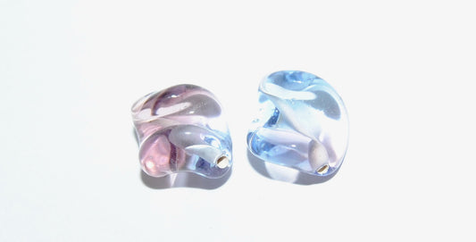 Leaf Lampwork Glass Handmade Beads, (E), Glass, Czech Republic