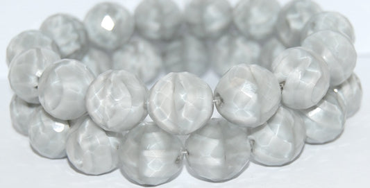 Fire Polished Round Faceted Beads, 46017 (46017), Glass, Czech Republic