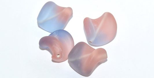 Leaf Lampwork Glass Handmade Beads, (L), Glass, Czech Republic