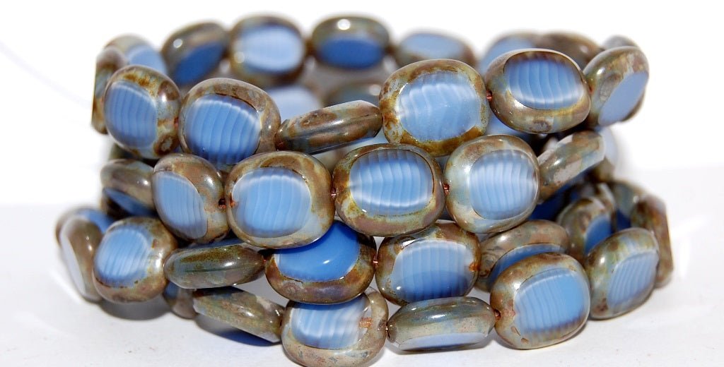 Table Cut Round Candy Beads, (36016 43400), Glass, Czech Republic