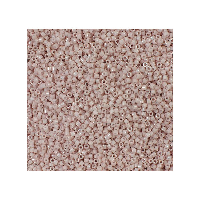 Miyuki Delica Rocailles Seed Beads Opaque Pink Champagne Glass Japan