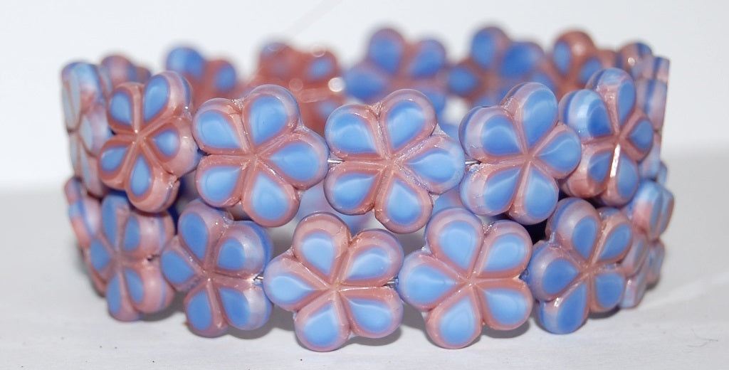 Table Cut Flower Beads, 37724 Matte (37724 M), Glass, Czech Republic